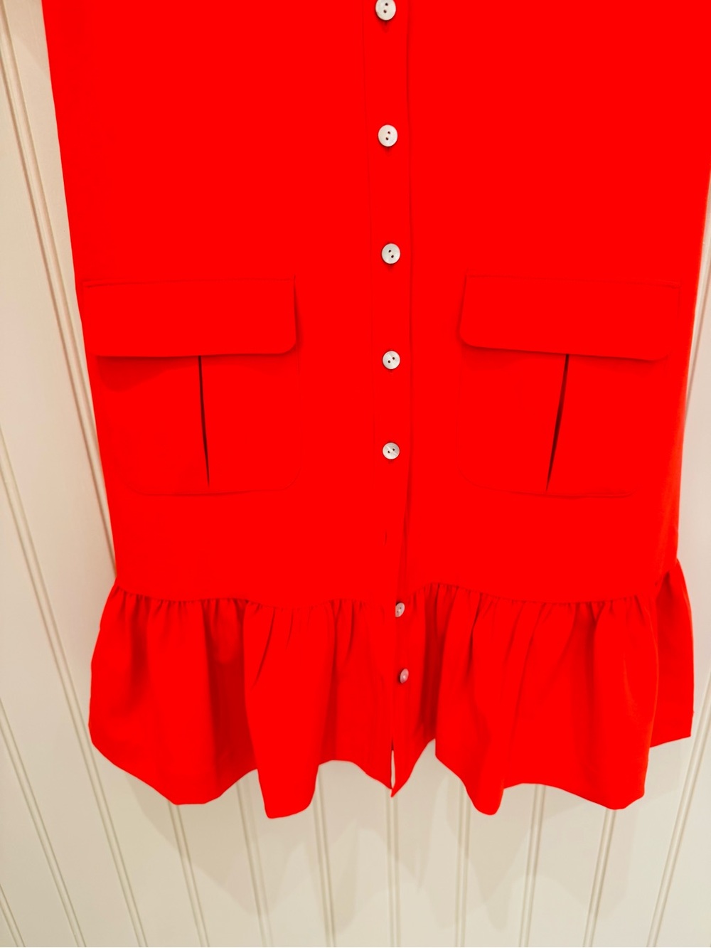 Cinq à Sept Orange Utility Mini Dress – Size 10 – Brand New - Picture 5 of 8
